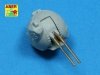 Aber 350L-29 Set of 4 pcs 130mm barrels for AK-130 Russian Navy (1:350)